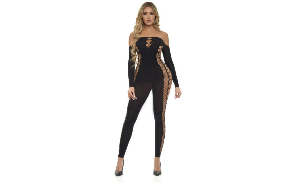Diamond Drippin Bodystocking Black - Just for you desires