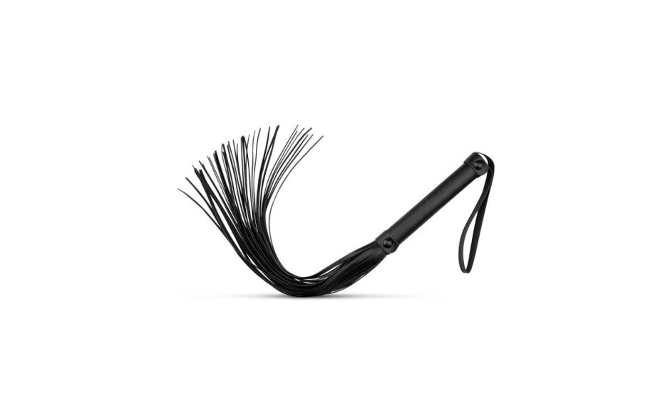 Faux Leather Flogger Black - Just for you desires