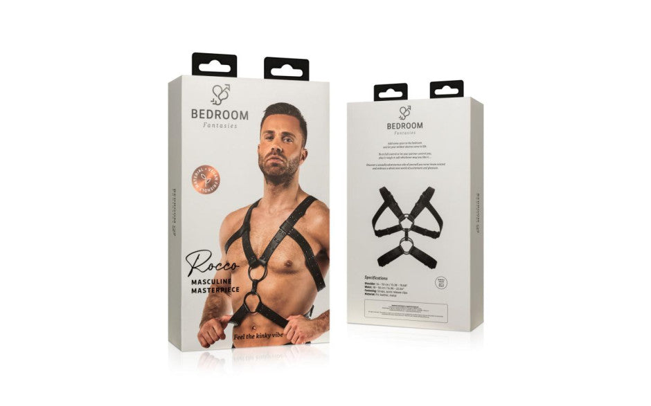 Rocco Bondage Harness Black