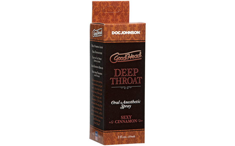 GoodHead Deep Throat Spray Cinnamon 59ml - Just for you desires