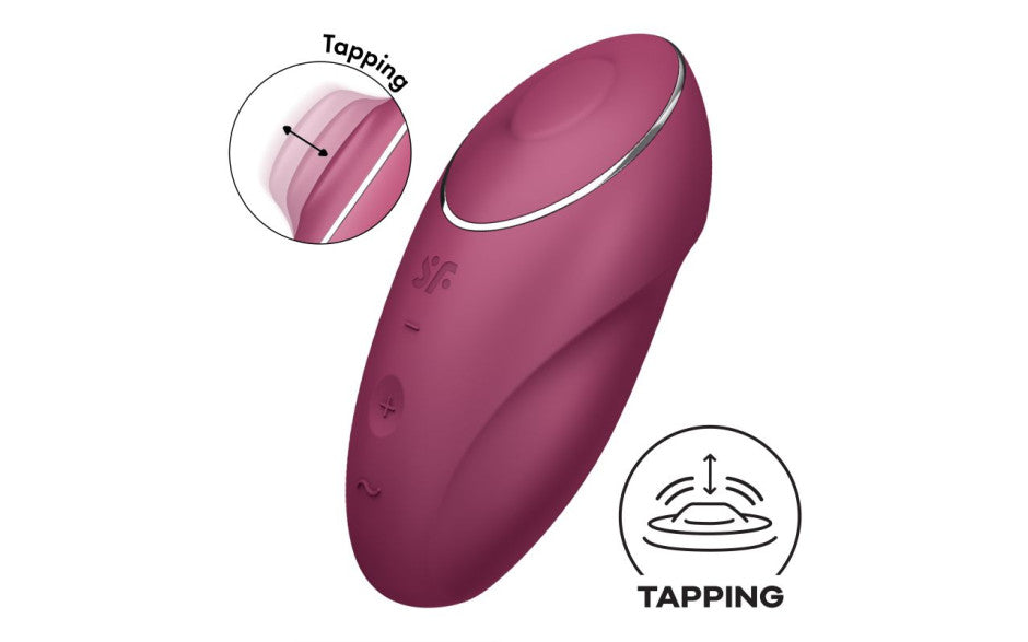 Satisfyer Tap & Climax 1 Red - Just for you desires