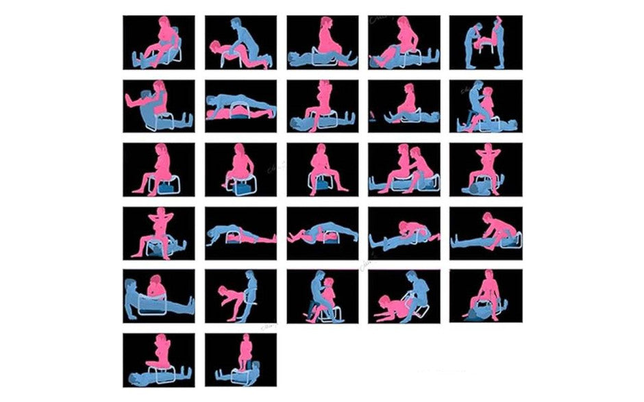 Sex Chair Adjustable Height Pink