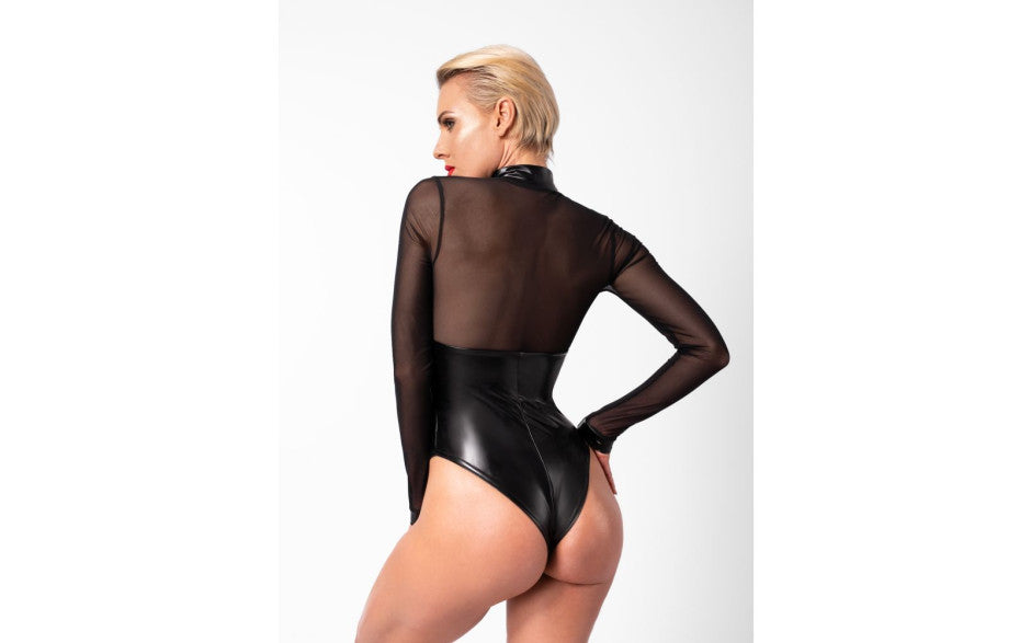 Edge Wetlook and Mesh Body w Rings - Just for you desires