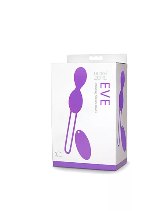 UltraZone  Eve Vibrating Silicone Beads Purple - Just for you desires
