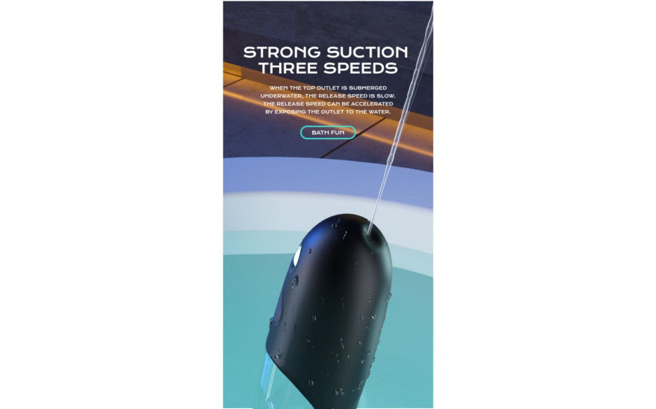 BathFun Automatic USB Waterproof Penis Pump w Magic Sleeve - Just for you desires