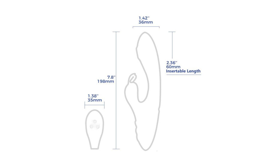 G-Rabbit Rotating G-Spot and Clitoral Vibrator - Just for you desires