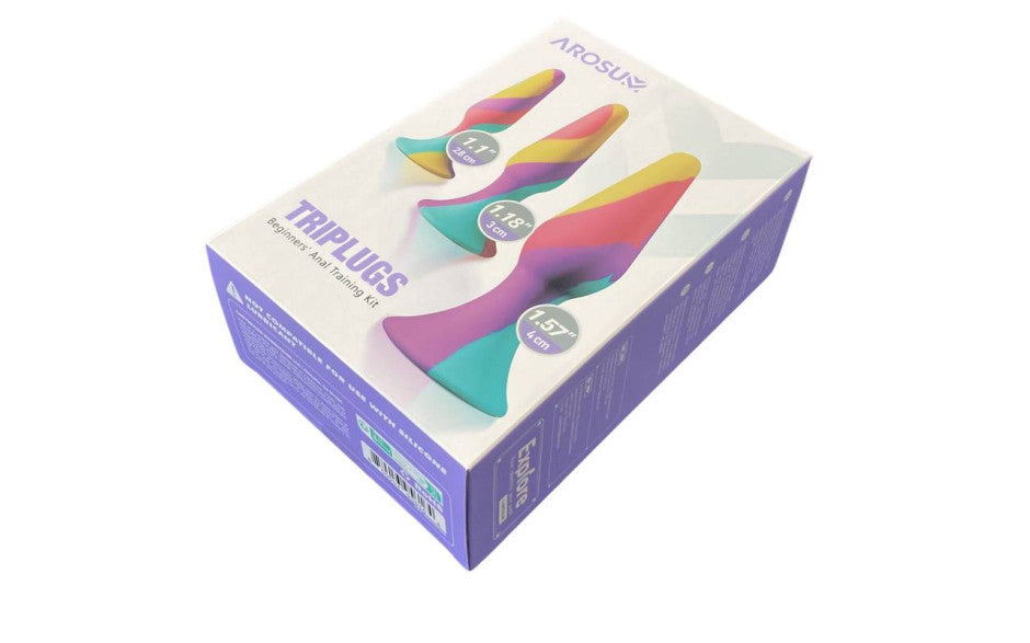 TriPlugs 3 Pc Silicone Anal Training Kit - Just for you desires