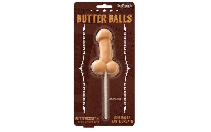 Butterballs Butterscotch Pecker Lollypop - Just for you desires