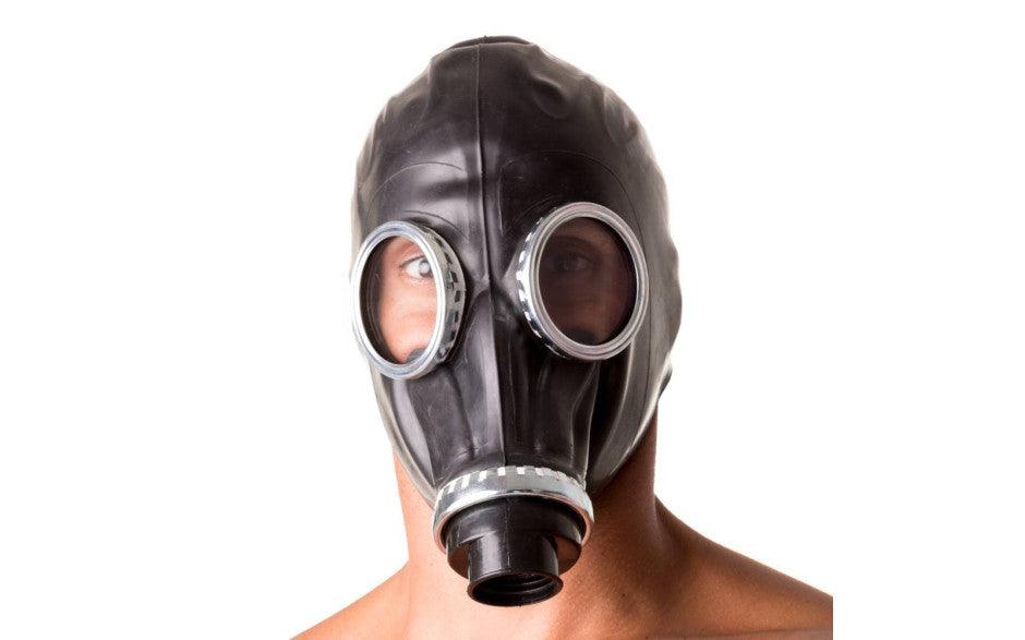 Classic 80s Fetish Rubber Gas Mask