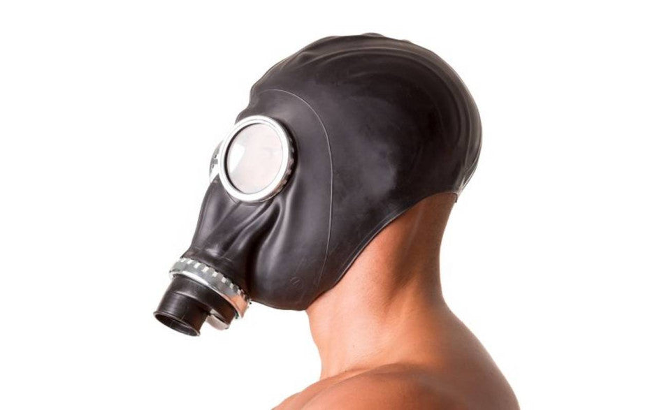 Classic 80s Fetish Rubber Gas Mask