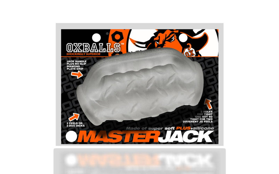 Masterjack Double Penetration JO Clear Ice - Just for you desires