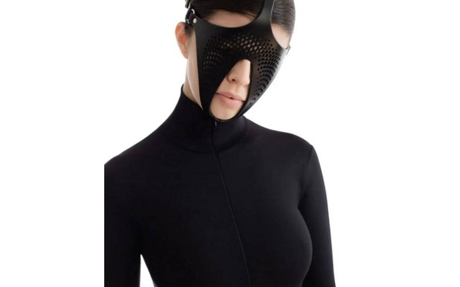Ex Machina Genuine Leather Mask Black