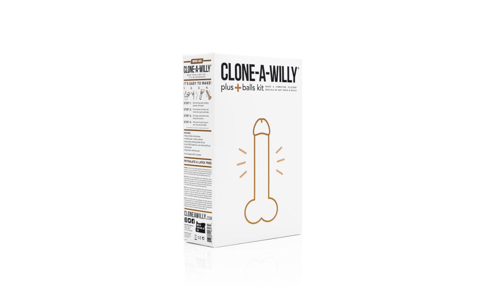 Clone a Willy Plus Balls Kit Hot Pink