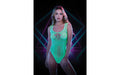 Glow In The Dark Fishnet Mesh Teddy - Just for you desires