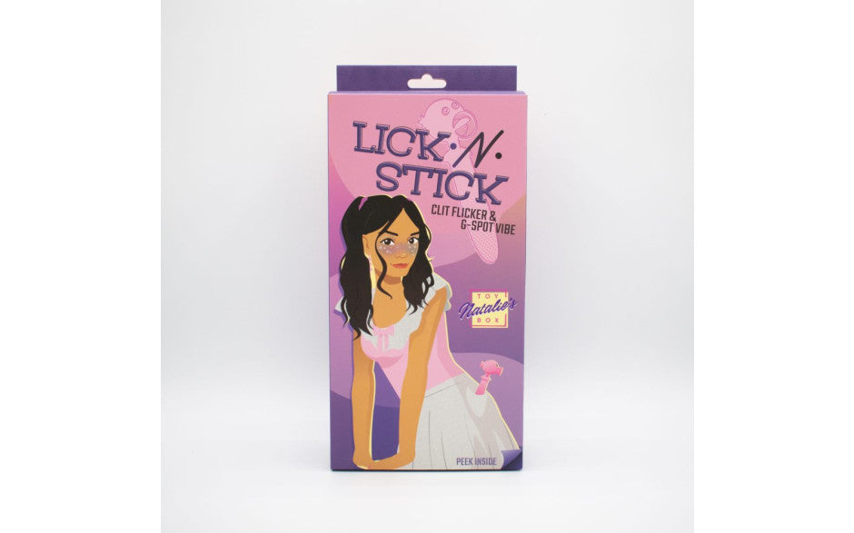 Lick N' Stick Clit Flicker G-Spot Vibrator - Just for you desires