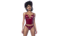 Wet Look Vinyl 2 Pc Set Gloss Wine - Just for you desires