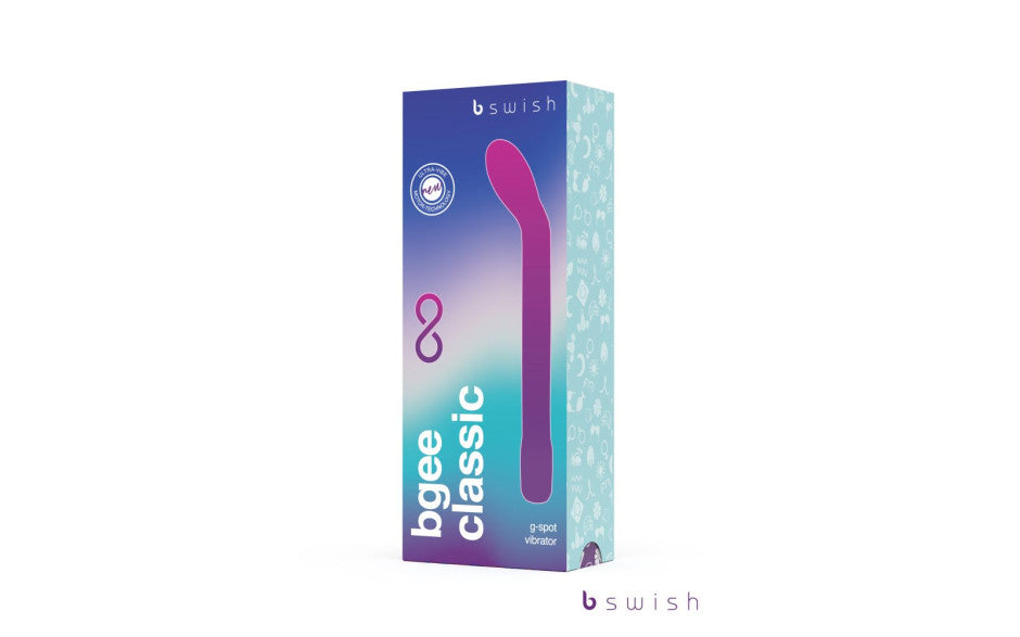 Bgee Infinite Classic - Purple - Purple 18 cm USB Rechargeable Vibrator - Just for you desires