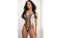 1 Pc Sheer Teddy w/ Embroidery - Just for you desires