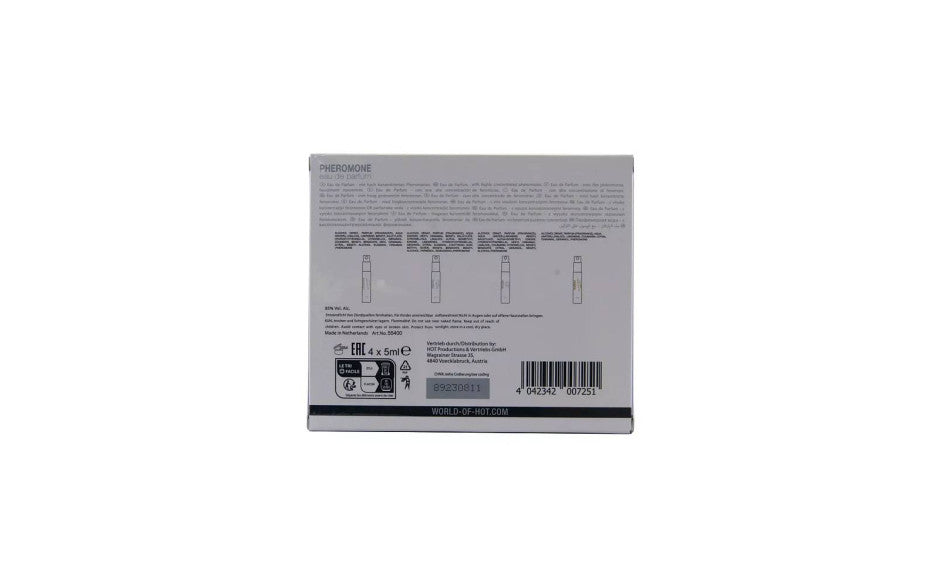 Hot Pheromone Perfume Tester Box Lmtd Women 4x5ml - Just for you desires