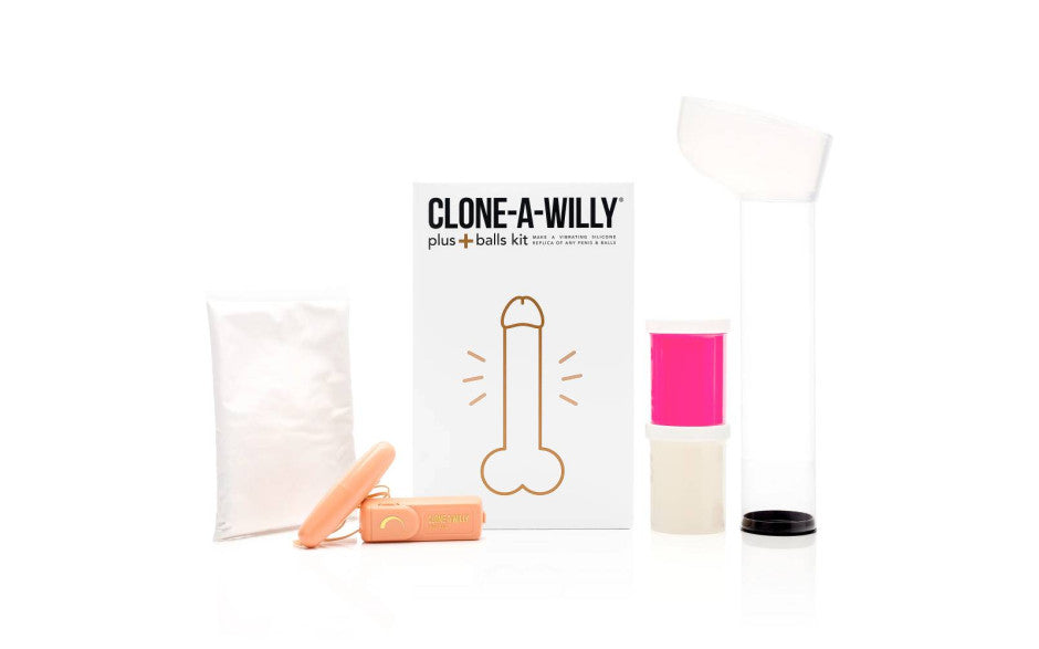 Clone a Willy Plus Balls Kit Hot Pink