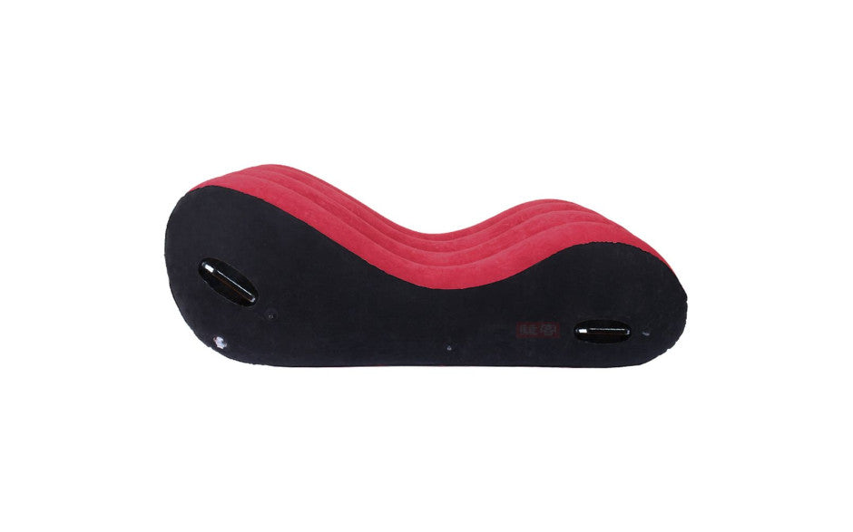Large 1.5m Inflatable Suede Love Lounge with Handrail - Just for you desires