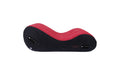 Large 1.5m Inflatable Suede Love Lounge with Handrail - Just for you desires