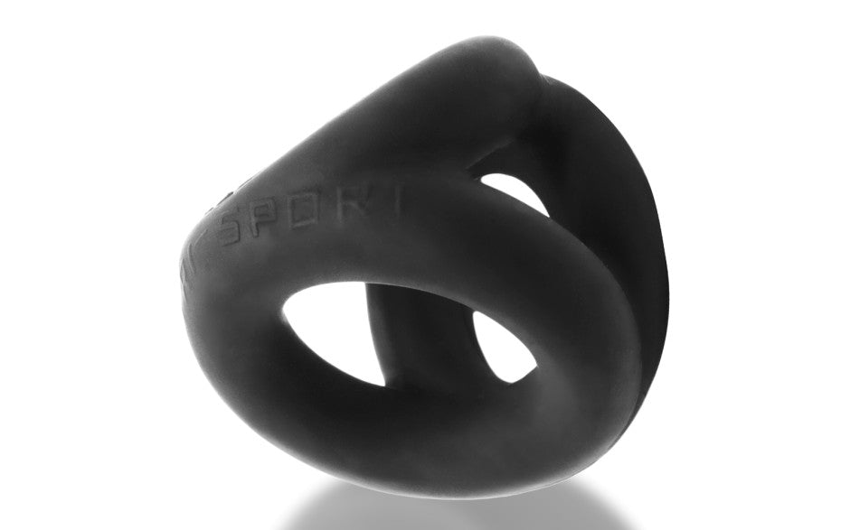 Oxballs Tri Sport 3 Ring 3 Sized Cock & Ball Sling Plus+Silicone™ Special Edition Night - Just for you desires