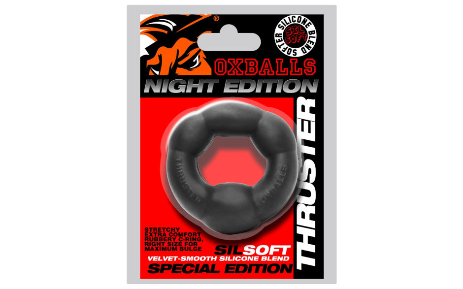 Oxballs Thruster Comfort Bulge Lifter Cockring Plus+Silicone™ Special Edition Night - Just for you desires