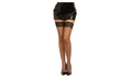 Dreamgirl Fence Net Thigh High Black - Just for you desires