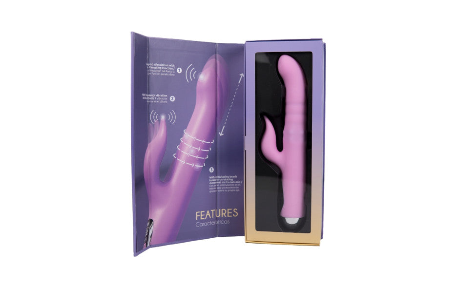 Osma Majestic Pro USB 10 Mode Pearl Rabbit Vibrator - Just for you desires