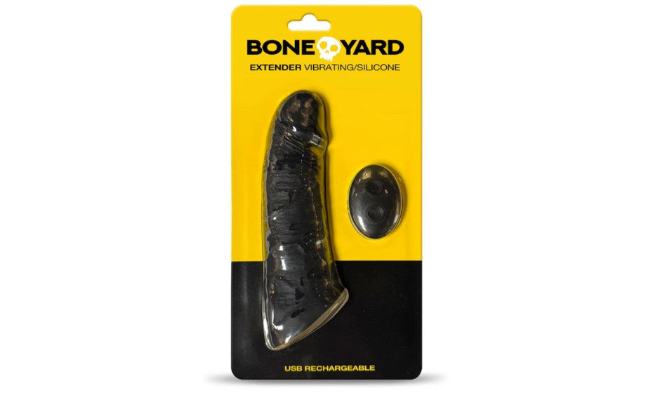 Boneyard Vibrating Silicone Remote Control 9 Mode Extender