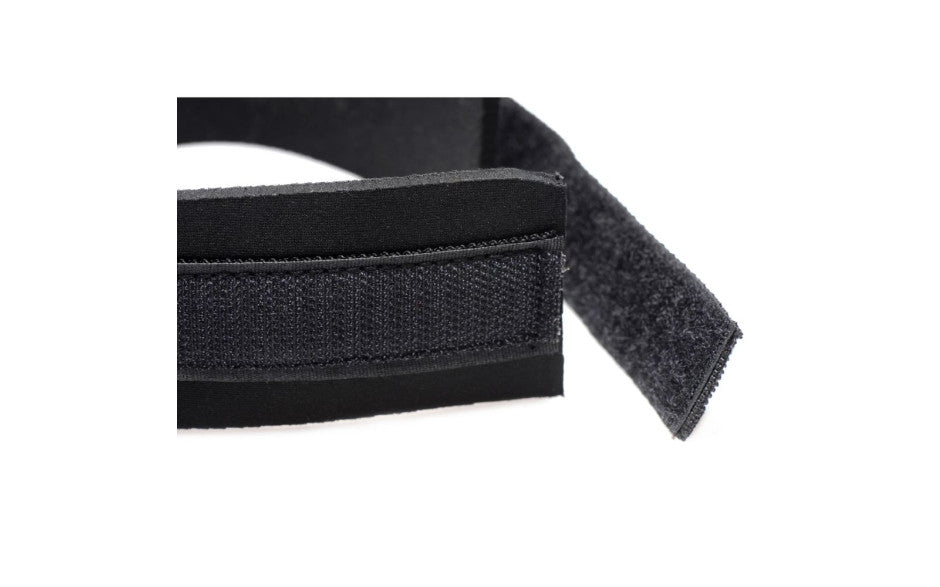 Neoprene Collar And Leash Set Black - Just for you desires