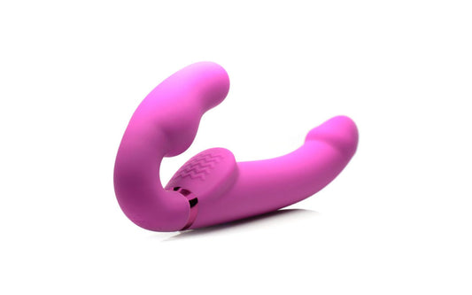 Worlds 1st Remote Control Inflatable Ergo-Fit Strapless Strap-On - Just for you desires