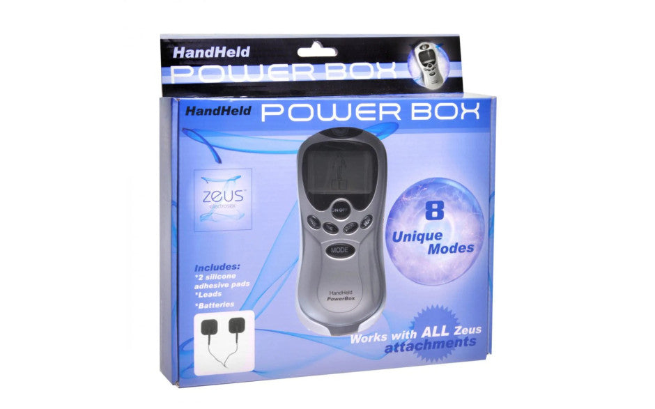 Zeus Handheld 8 Mode Power Box with Black Pads