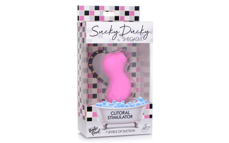 Sucky Ducky Silicone Clitoral Stimulator Pink - Just for you desires