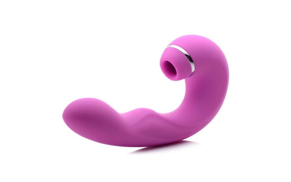 Shegasm 5 Star 10X Tapping G-Spot Vibe w Suction Pink - Just for you desires