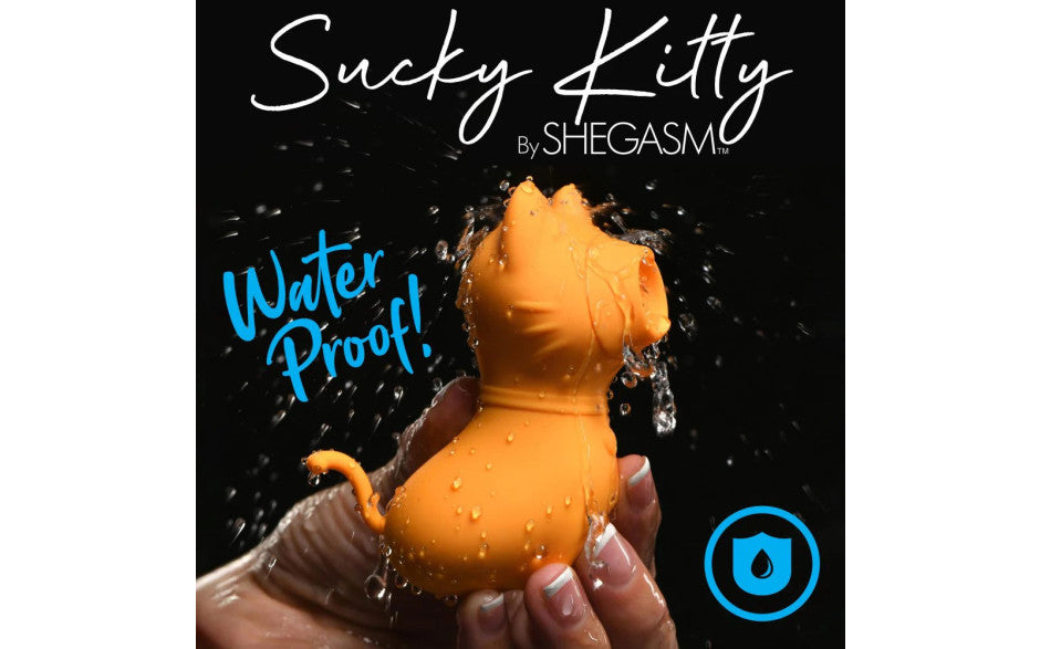 Sucky Kitty 7X Clitoral Stimulator Orange