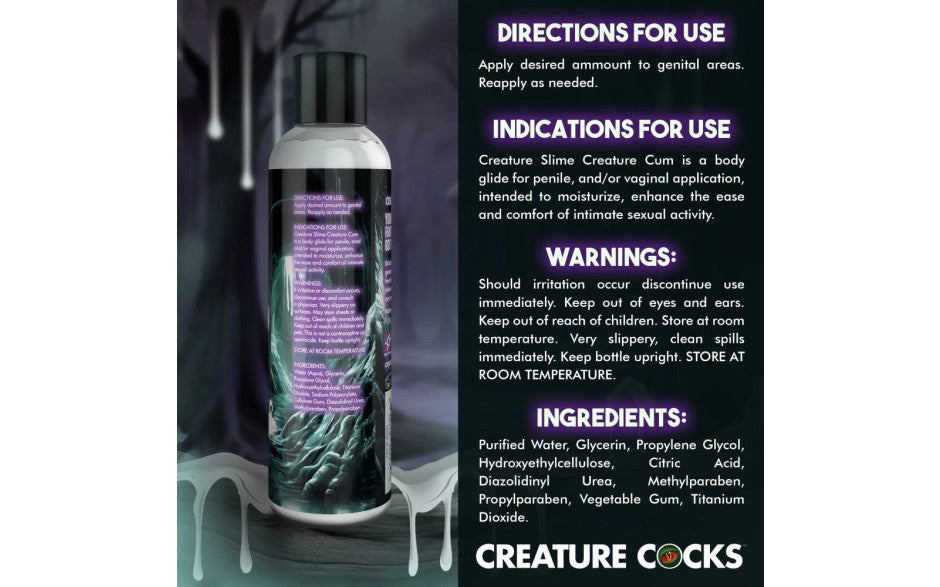 Creature Slime Creature Cum Unscented Jizz Lubricant 8oz