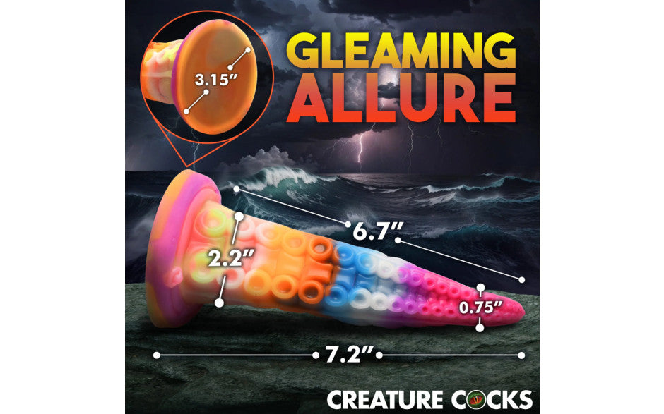 Luminoctopus GITD Tentacle Dildo