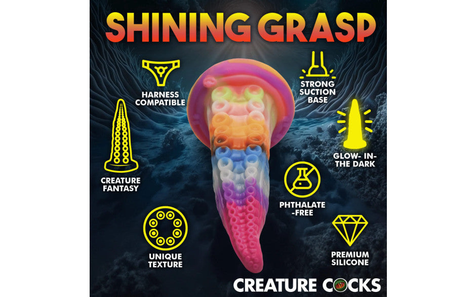 Luminoctopus GITD Tentacle Dildo