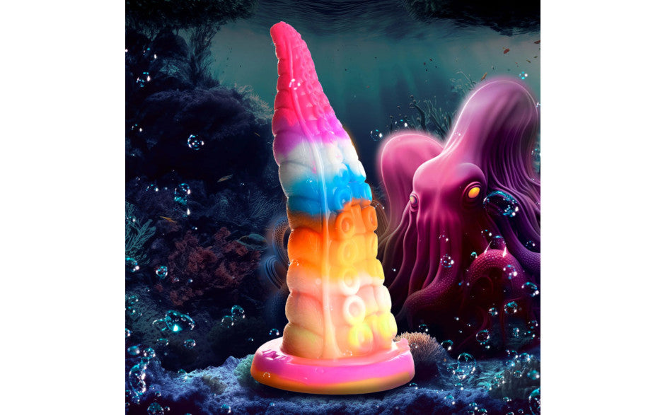 Luminoctopus GITD Tentacle Dildo