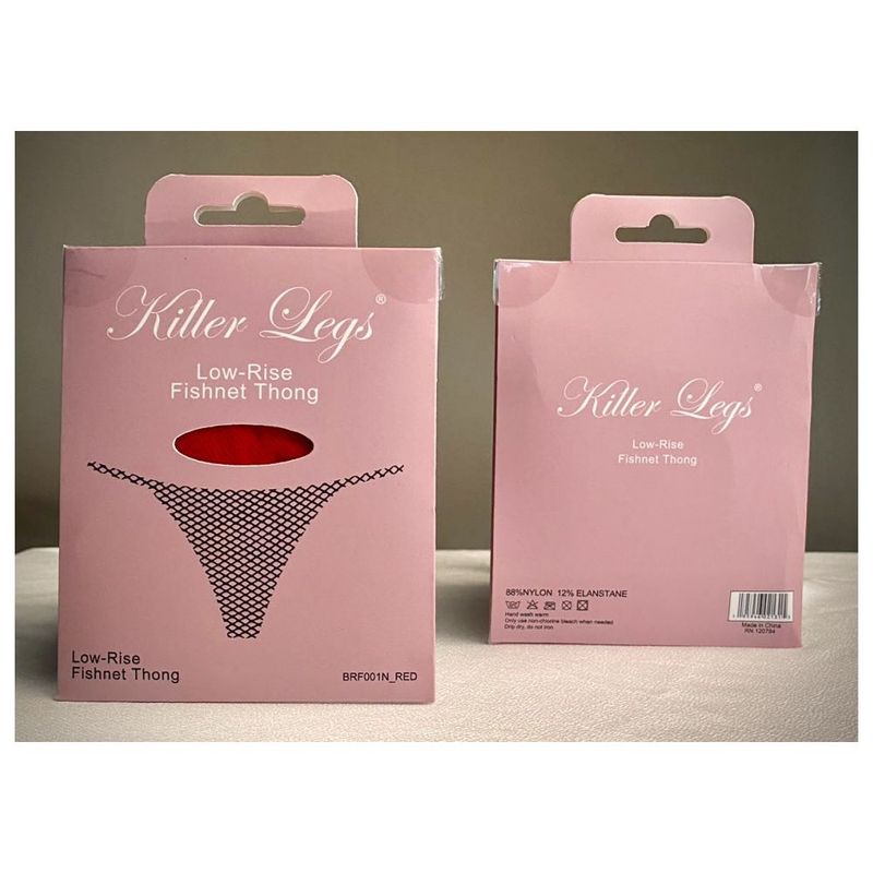 Mesh Net G-String Black
