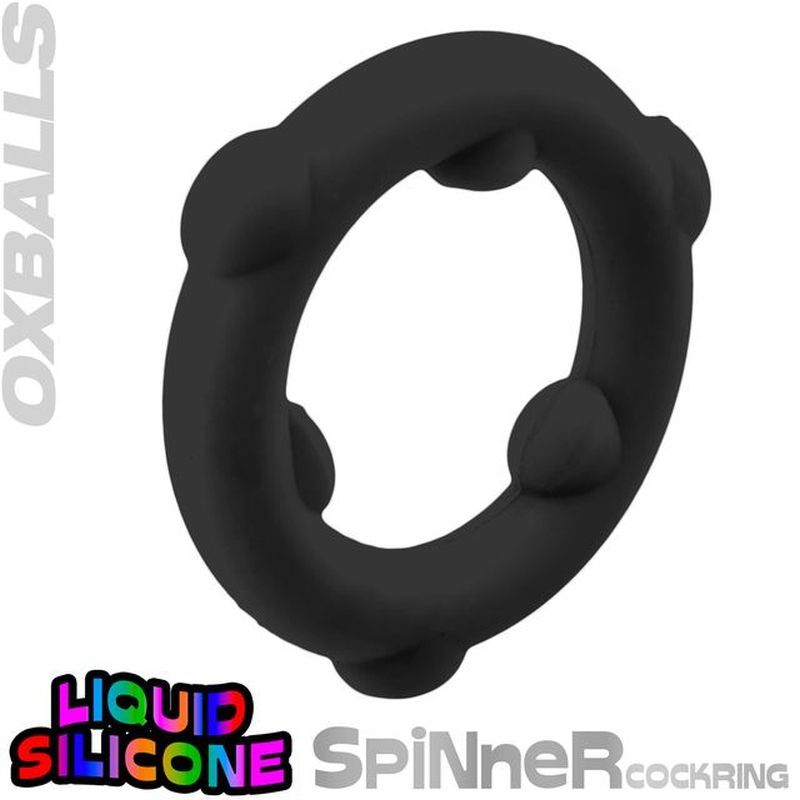 Spinner Silicone Ring Black - Just for you desires