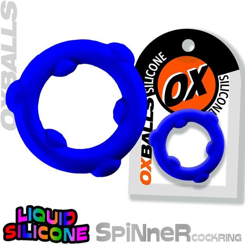 Spinner Silicone Ring Blue - Just for you desires