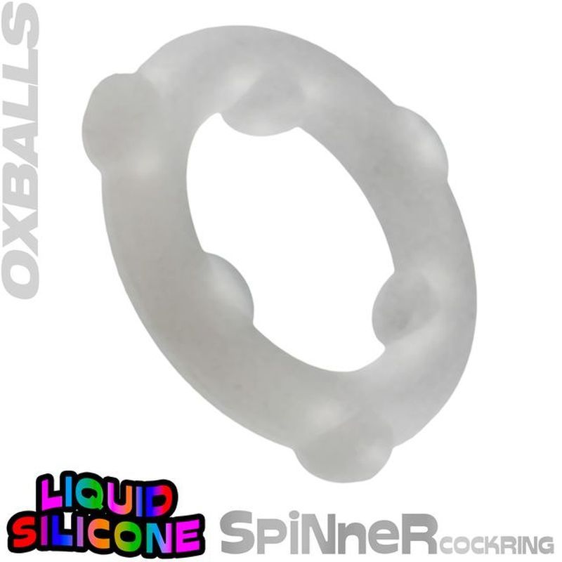 Spinner Silicone Ring Clear - Just for you desires