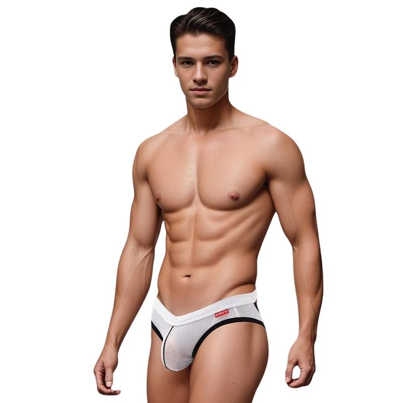 Envy Sport Mesh Jock White