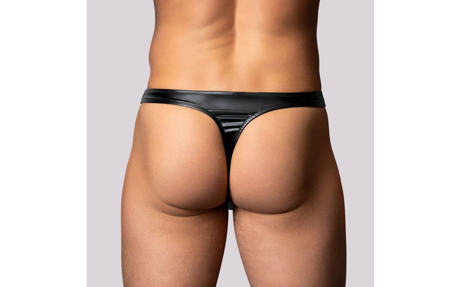 Male Power Liquid Onyx 2.0 Wet Look Thong - Just for you desires