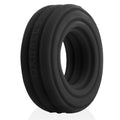 Roto Grooved Gripper Ribbed Cockring Black - Just for you desires
