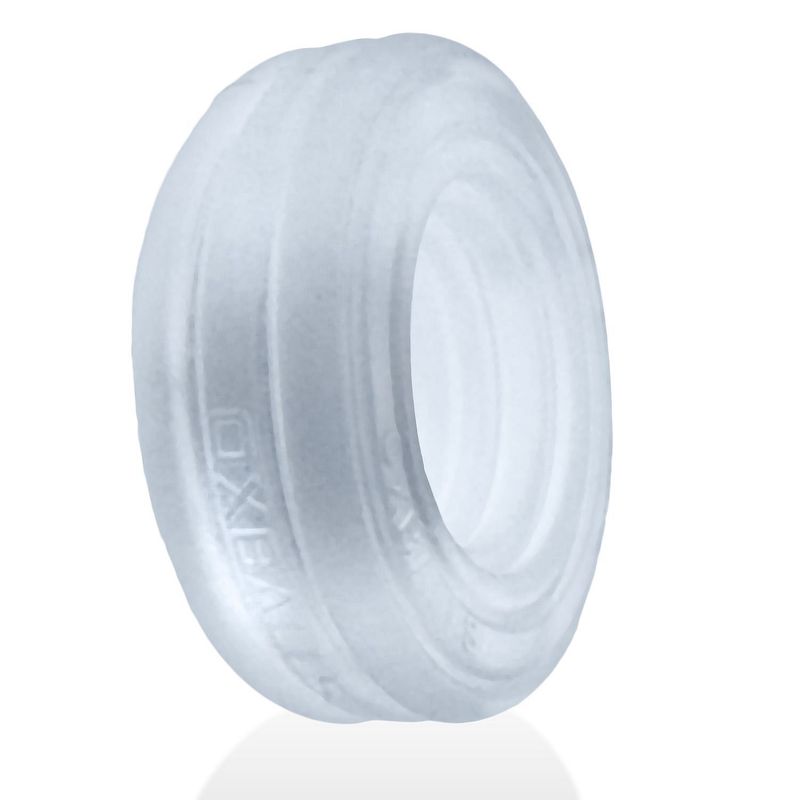 Roto Grooved Gripper Ribbed Cockring Clear - Just for you desires