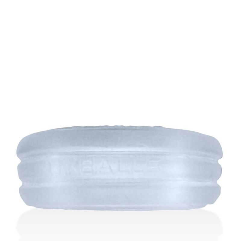 Roto Grooved Gripper Ribbed Cockring Clear - Just for you desires